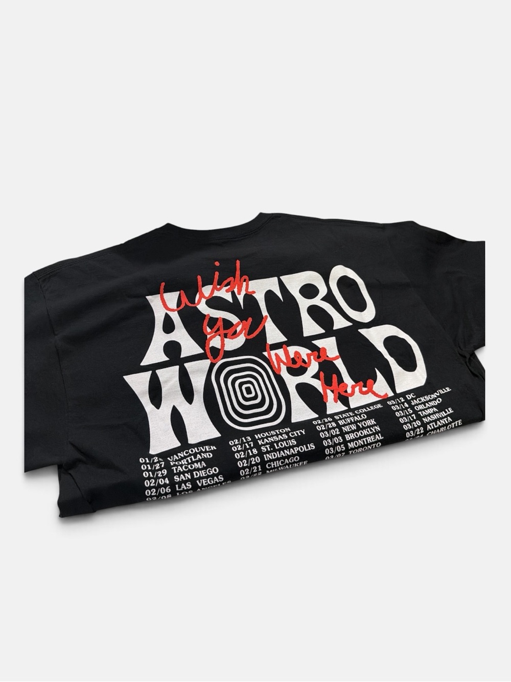 Travis Scott Astro World Tour Tee NWT